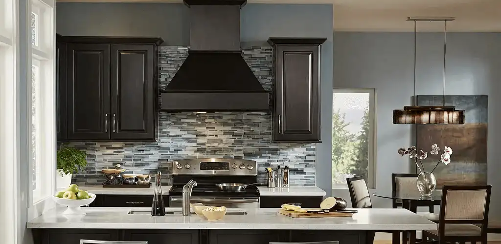 Kitchen cabinet painting and refinishing in a modern kitchen in Knoxville, TN