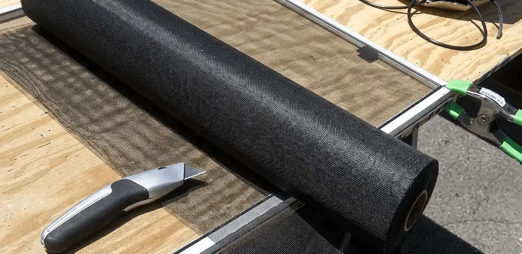Window screen replacement materials and tools for screen repair in Knoxville, TN